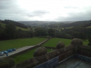 View over Hope Valley from hall roof
